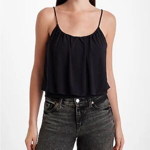 NWT Express skimming scoop neck banded bottom cami/tank
